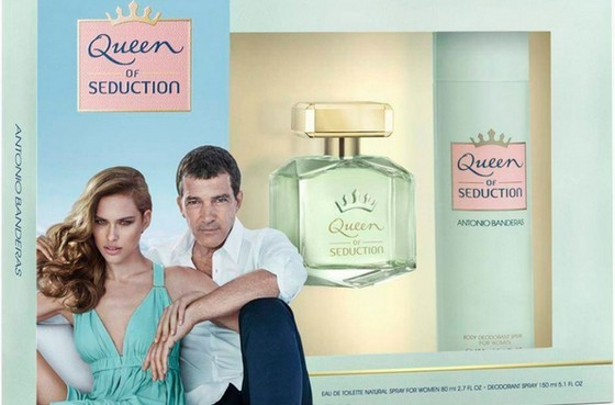 Perfums per a dones Antonio Banderas: Queen of seduction, Golden her Secret, Blue Seduction, Queen. Preus i ressenyes