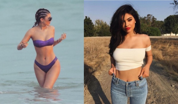 Kylie Jenner ก่อนและหลังการทำศัลยกรรม: รูปถ่ายโดยไม่ต้องแต่งหน้า, photoshop, ในชุดว่ายน้ำ, ตั้งครรภ์ อายุเท่าไหร่ความสูงพารามิเตอร์ชีวประวัติ