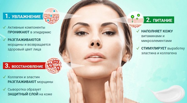 Sérum visage: lait, nano botox tenseur, hydratant, à l'acide hyaluronique, vitamines