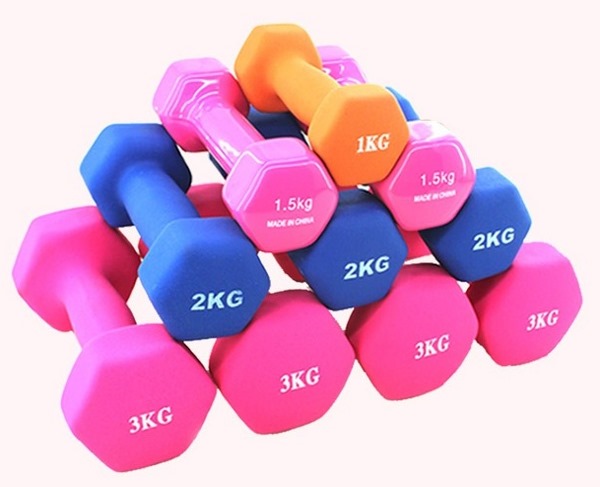 Dumbbell training program for all muscle groups. Workout plan for girls