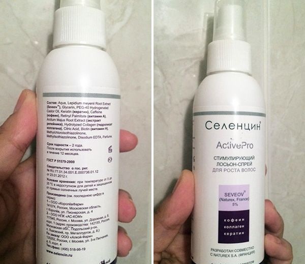 Selencin para cabelo: shampoo, comprimidos, spray, máscara, loção, vitaminas. Composição, instruções de uso