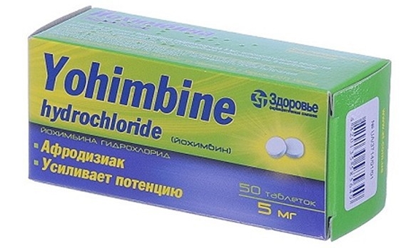Yohimbine hydrochloride. Instructions for use in bodybuilding, for weight loss, price in a pharmacy