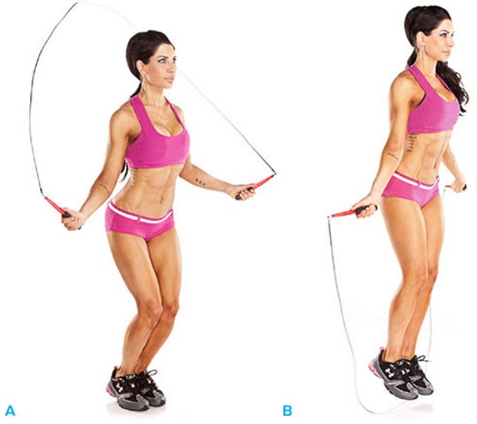Afslanken touw. Hoe te springen, trainingsoefeningen voor vrouwen. Recensies en resultaten