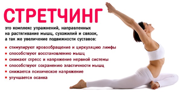 Istezanje: što je to, blagodati vježbanja za mršavljenje, kondicije za početnike, djece, lekcije s Ekaterinom Firsovom