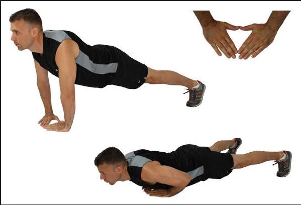 Programa push-up per a principiants. Taula per guanyar massa muscular, aprimar, bombejar músculs pectorals per a tots els músculs del cos