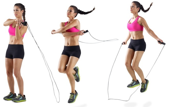 Melompat tali untuk menurunkan berat badan. Jadual melawan selulit, berapa kalori yang dibakar. Manfaat dan keburukan, teknik, hasil