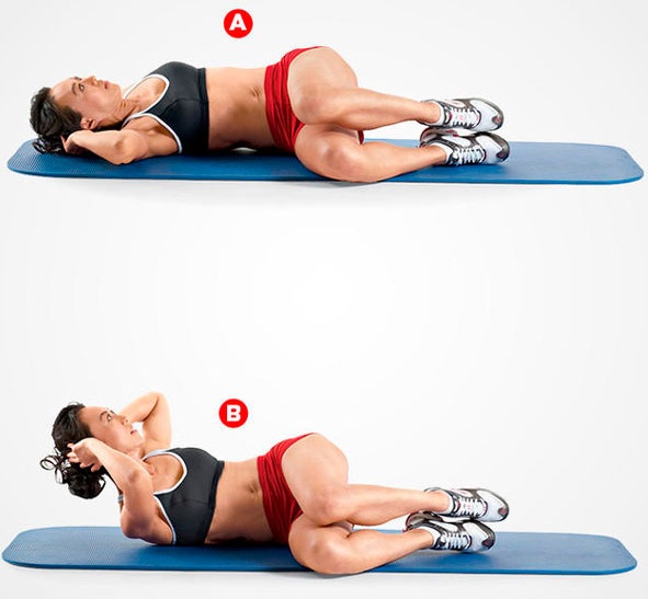 Bài tập cho vùng bụng và hai bên hông để tiêu mỡ vùng eo. Tập luyện hiệu quả tại nhà