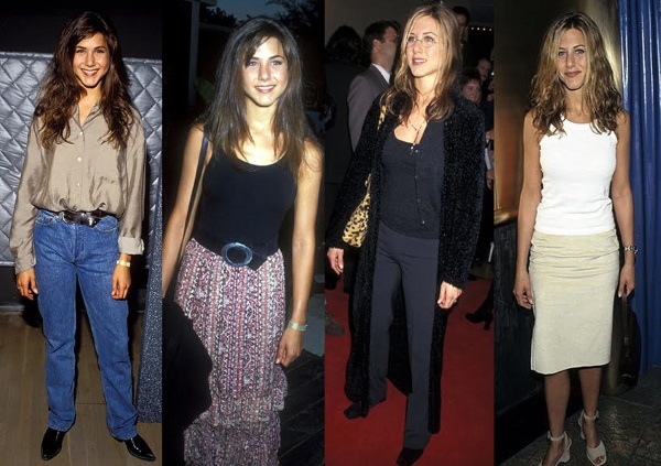 Jennifer Aniston. Foto's voor en na plastische chirurgie, in een badpak, figuurparameters, het uiterlijk van de actrice
