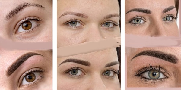 Powdery eyebrows. What is it, photos before and after tattooing, spray technique, how long does it last