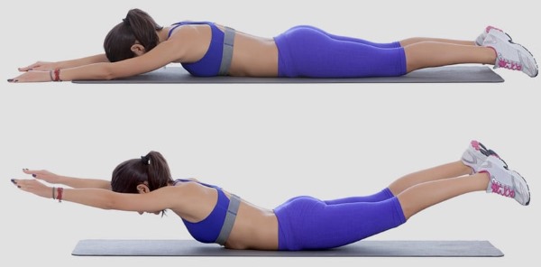 How to remove fat from the back in women at home. Exercise, training