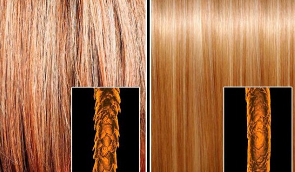 Биоламинација косе. Шта је то, фотографије, средства, како се то ради, цена и резултати, прегледи
