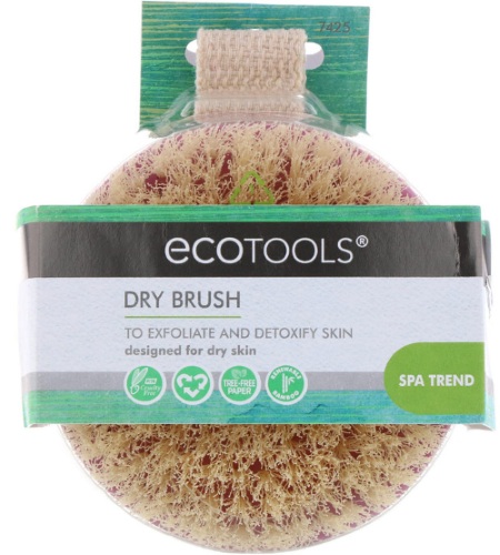 Dry massage brush with natural bristles, cactus, anti-cellulite. Prices and reviews