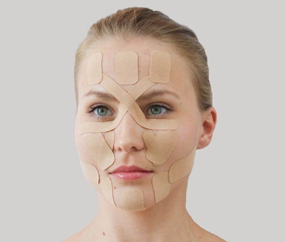 Tejpning av ansiktet. Teknik, heminstruktioner, videohandledning