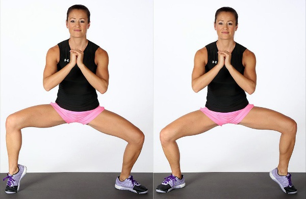 Exercices pour réduire les hanches et les fesses. Programme de formation comment effectuer