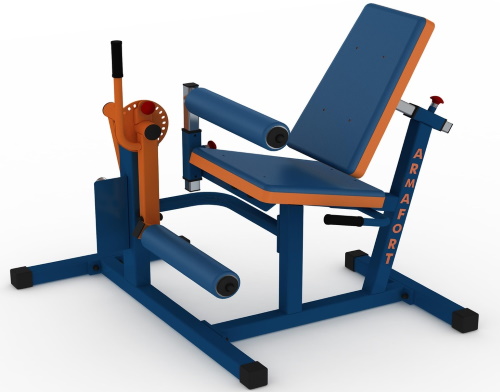Extension des jambes dans le simulateur assis, sur les quadriceps, couché. Avantages, technique, quels muscles travaillent