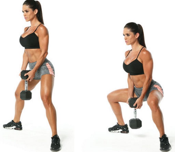 Exercicis per al múscul del gluti màxim per a una dona al gimnàs, a casa. Tècnica, foto