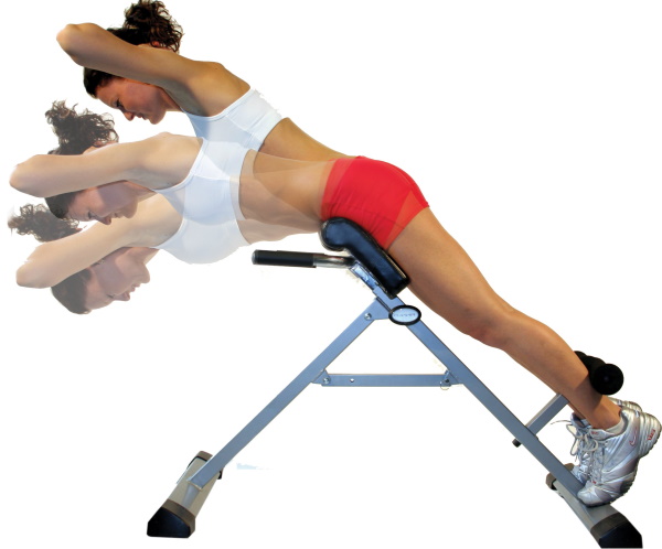 Øvelser til pumpning af ryg hjemme i gymnastiksalen