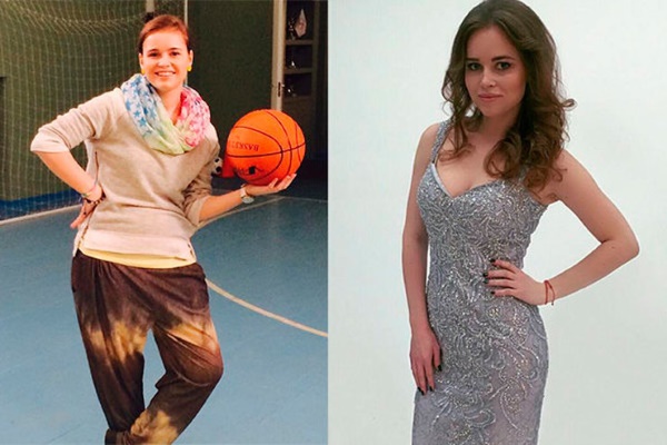 Geran Polina. Foto sebelum dan selepas menurunkan berat badan, dalam pakaian renang, tinggi, berat badan, parameter angka