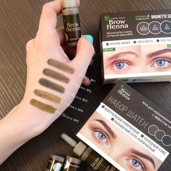 Wie oft kannst du deine Augenbrauen mit Farbe, Henna färben, wie richtig. Video
