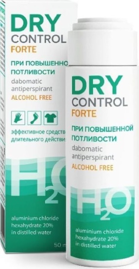 Dezodoransi Dry Control Forte, Extra Forte. Recenzije liječnika, upute za uporabu