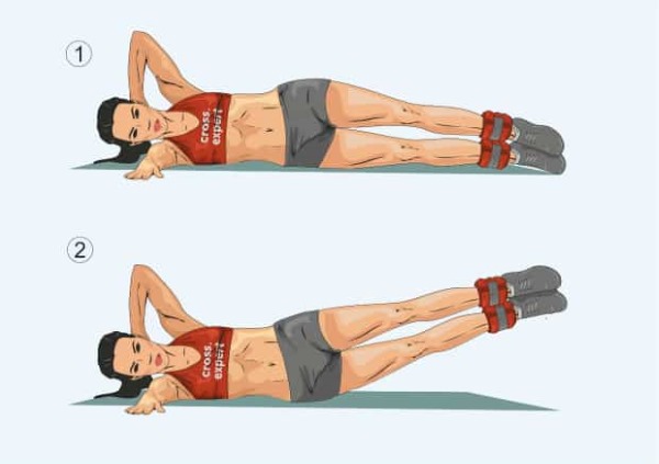 Exercices pour les muscles obliques de l'abdomen pour les femmes à la maison, au gymnase