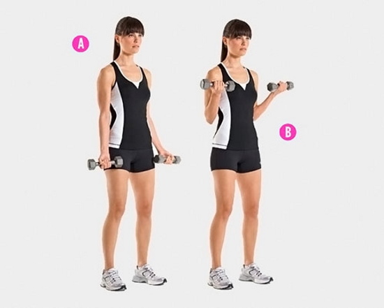 Hur man pumpar upp armar, ben, abs. Cirkulär träning