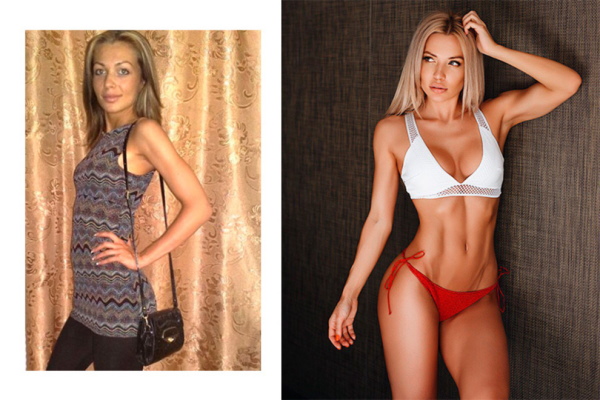 Ekaterina Usmanova. Gambar sebelum dan selepas sukan, plastik, biografi